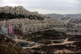 Công trường xây dựng khu định cư Har Homa ở Đông Jerusalem. (Nguồn: AFP/TTXVN)