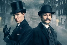 Hai nhân vật chính trong phim 'Sherlock.' (Nguồn: Youtube)
