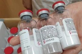 Thuốc Remdesivir tại Bệnh viện Đại học quốc gia Seoul, Hàn Quốc. (Ảnh: Yonhap/TTXVN)