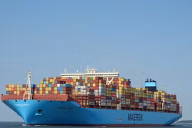Tàu container Margrethe Maersk. (Nguồn: vesselfinder.com)