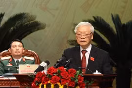 Tổng Bí thư, Chủ tịch nước Nguyễn Phú Trọng phát biểu chỉ đạo Đại hội. (Ảnh: Văn Điệp/TTXVN)