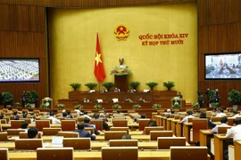 Quang cảnh phiên họp chiều 21/10. (Ảnh: Doãn Tấn/TTXVN) 