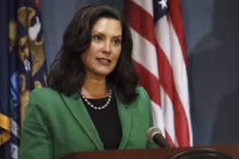Thống đốc bang Michigan Gretchen Whitmer. (Nguồn: Chính quyền bang Michigan)