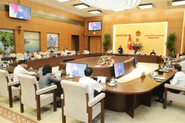 Quang cảnh Phiên họp thứ 48 Ủy ban Thường vụ Quốc hội. (Ảnh: Doãn Tấn/TTXVN)