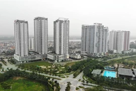 Các dự án chung cư cao cấp trong khu đô thị Gamuda Gaderns (Gamuda City) tại Hà Nội. (Ảnh: Danh Lam/TTXVN)