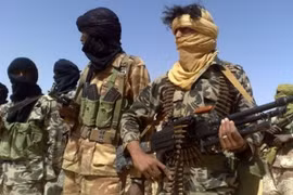 Các thành viên Phong trào Giải phóng Dân tộc Azawad (MNLA). (Nguồn: koaci.com)