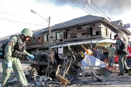 Đánh bom xe tại Thái Lan, hàng chục người thương vong