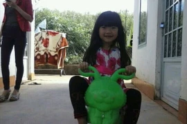 Cháu Lý Thị Thanh Thanh. (Ảnh: Mai Quốc Ấn/Vietnam+)