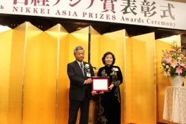 Chủ tịch Vinamilk Mai Kiều Liên nhận giải Nikkei châu Á