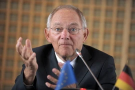 Bộ trưởng Tài chính Đức Wolfgang Schaeuble. (Ảnh: AFP/TTXVN)