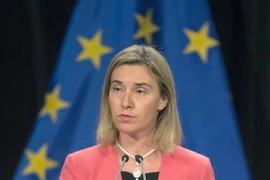 Đại diện cấp cao phụ trách chính sách an ninh và đối ngoại của EU Federica Mogherini. (Ảnh: AFP/TTXVN)