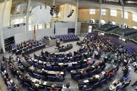 Quang cảnh một phiên họp của Hạ viện Đức ở thủ đô Berlin. (Ảnh: AFP/TTXVN)