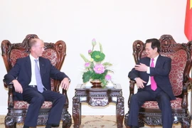 Thủ tướng Nguyễn Tấn Dũng tiếp ông Thomas Enders, Tổng Giám đốc Tập đoàn Airbus. (Ảnh: Thống Nhất/TTXVN)