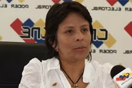 Chủ tịch Hội đồng Bầu cử quốc gia Venezuela (CNE) Sandra Oblitas. (Nguồn: venezuelanalysis.com)