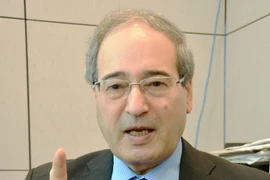 Thứ trưởng Ngoại giao Syria Faisal Mekdad. (Ảnh: Kyodo/TTXVN)