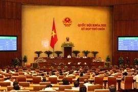Một phiên họp của Quốc hội. (Ảnh: Phạm Kiên/TTXVN)