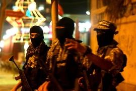 Các thành viên phong trào Hamas tại thành phố Gaza ngày 29/6 vừa qua. (Ảnh: AFP/TTXVN)