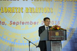 Đại sứ đặc mệnh toàn quyền Việt Nam tại Indonesia Nguyễn Xuân Thủy. (Ảnh: Tuấn Việt/Vietnam+)