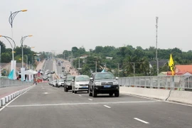 Cầu Ông Cộ trong ngày khánh thành. (Ảnh: Dương Chí Tưởng/TTXVN)