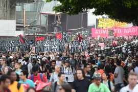 Lái xe tải đình công, chặn lối vào nhiều hải cảng ở Brazil