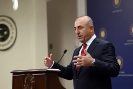 Ngoại trưởng Thổ Nhĩ Kỳ Mevlut Cavusoglu. (Ảnh: AFP/TTXVN)