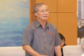 Trung tướng Nguyễn Kim Khoa, Chủ nhiệm Ủy ban Quốc phòng và An ninh của Quốc hội đẫn đầu đoàn Việt Nam tham dự Hội nghị. (Ảnh: Phương Hoa/TTXVN)