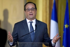 Tổng thống Pháp Francois Hollande. (Ảnh: AFP/TTXVN)
