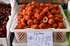 Quả vải Việt Nam tại Australia. ( Ảnh: Quang Minh/Vietnam+)