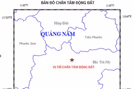Liên tục xảy ra rung chấn tại huyện Bắc Trà My, Quảng Nam