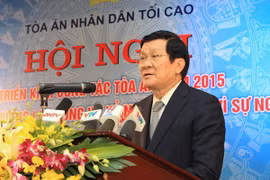 Chủ tịch nước: Tiếp tục đổi mới thủ tục tranh tụng ở phiên tòa