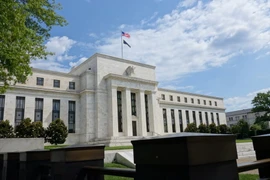 Quang cảnh bên ngoài trụ sở Fed ở Washington của Mỹ. (Ảnh: AFP/TTXVN)