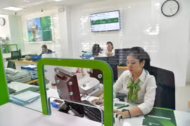 Hoạt động tại Vietcombank Lào. (Nguồn: Vietcombank)