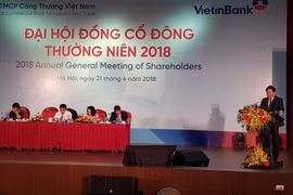 Lãnh đạo VietinBank tại Đại hội. (Ảnh: T.H/VietinBank)