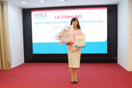 Bà Trần Tuấn Anh, Phó Tổng giám đốc được bổ nhiệm giữ chức quyền Tổng Giám đốc Kienlongbank từ ngày 24/2. (Nguồn: Kienlongbank)