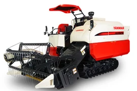 Máy gặt đập liên hợp của Yabmar. (Nguồn: Yanmar)