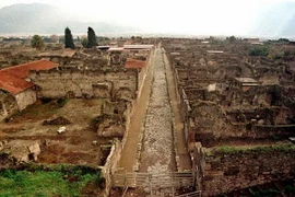 Di tích Pompeii ở Italy bị thiệt hại nặng vì mưa lớn