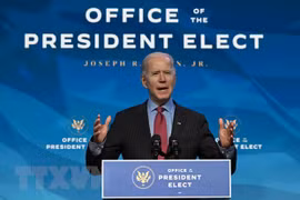 Tổng thống đắc cử Mỹ Joe Biden. (Ảnh: AFP/TTXVN)