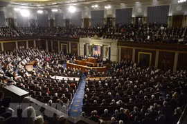 Toàn cảnh một phiên họp của Quốc hội Mỹ tại Washington, DC. (Nguồn: AFP/TTXVN)