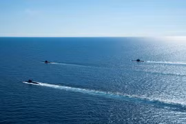 Cận cảnh cuộc diễn tập. (Ảnh: Army Now)