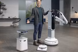 Các mẫu robot của Samsung tại CES 2021. (Ảnh: SmartLife)