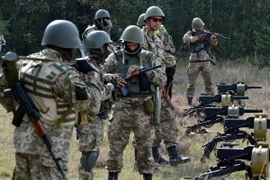 Ukraine: Lính dù ngừng bao vây căn cứ của Pravyi Sector