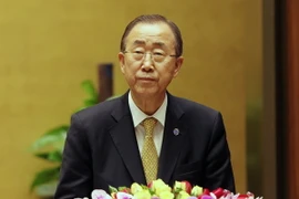 Tổng Thư ký Liên hợp quốc Ban Ki-moon dự kỳ họp quốc hội Việt Nam