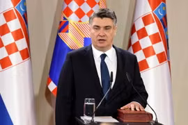 Tổng thống Croatia Zoran Milanovic. (Ảnh: AFP/TTXVN)