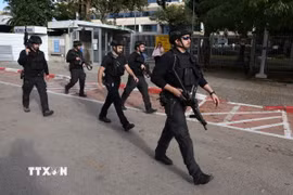 Lực lượng cảnh sát Israel.(Nguồn: AFP/TTXVN)