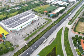 Các khu công nghiệp trên địa bàn tỉnh Hải Dương đã thu hút trên 293 triệu USD vốn FDI từ đầu năm đến nay. (Ảnh: Tuấn Anh/TTXVN)
