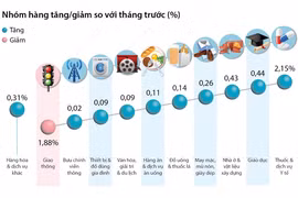 Thông tin CPI và chỉ số giá các nhóm hàng của cả nước trong tháng 12