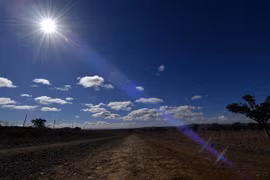 Nắng nóng gay gắt tại bang New South Wales (Australia), tháng 3/2023. (Ảnh: AFP/TTXVN)