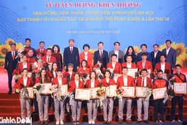 Thể thao Hà Nội hướng đến mục tiêu ở các giải đấu khu vực, châu lục và thế giới. (Nguồn: Kinh tế&Đô thị)