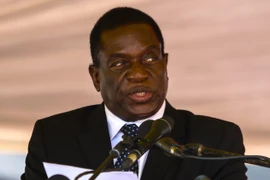 Ông Emmerson Mnangagwa tại một sự kiện ở Harare, Zimbabwe ngày 7/1. (Nguồn: AFP/TTXVN)