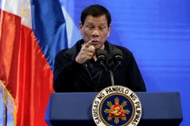 Tổng thống Rodrigo Duterte8. (Nguồn: EPA/TTXVN)
